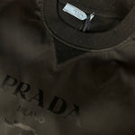 Prada Black Nylon Logo Pullover