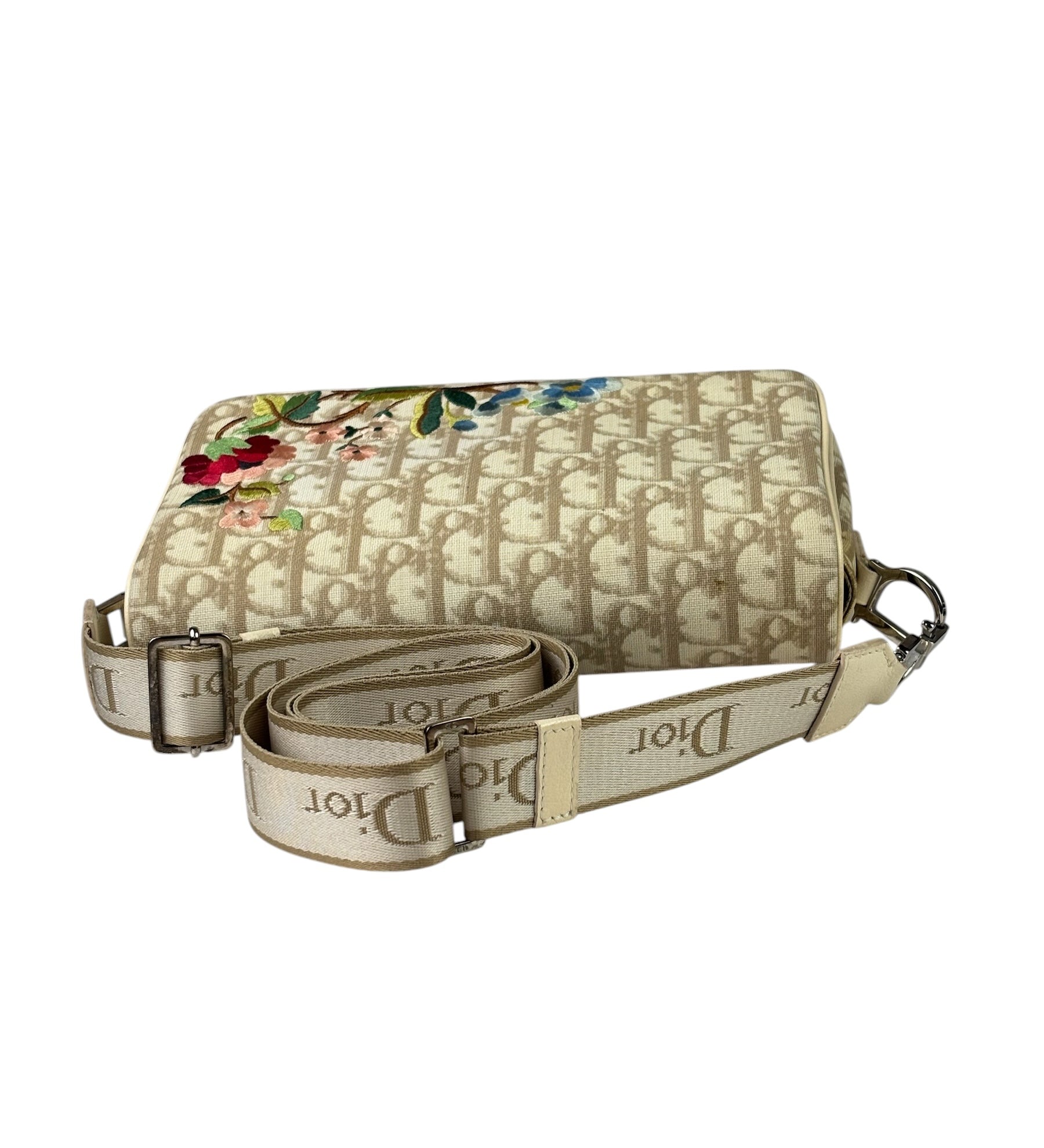 Christian Dior Vintage Trotter Oblique Canvas Crossbody Bag