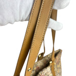 Fendi FF Floral Zucchino Shoulder Tote