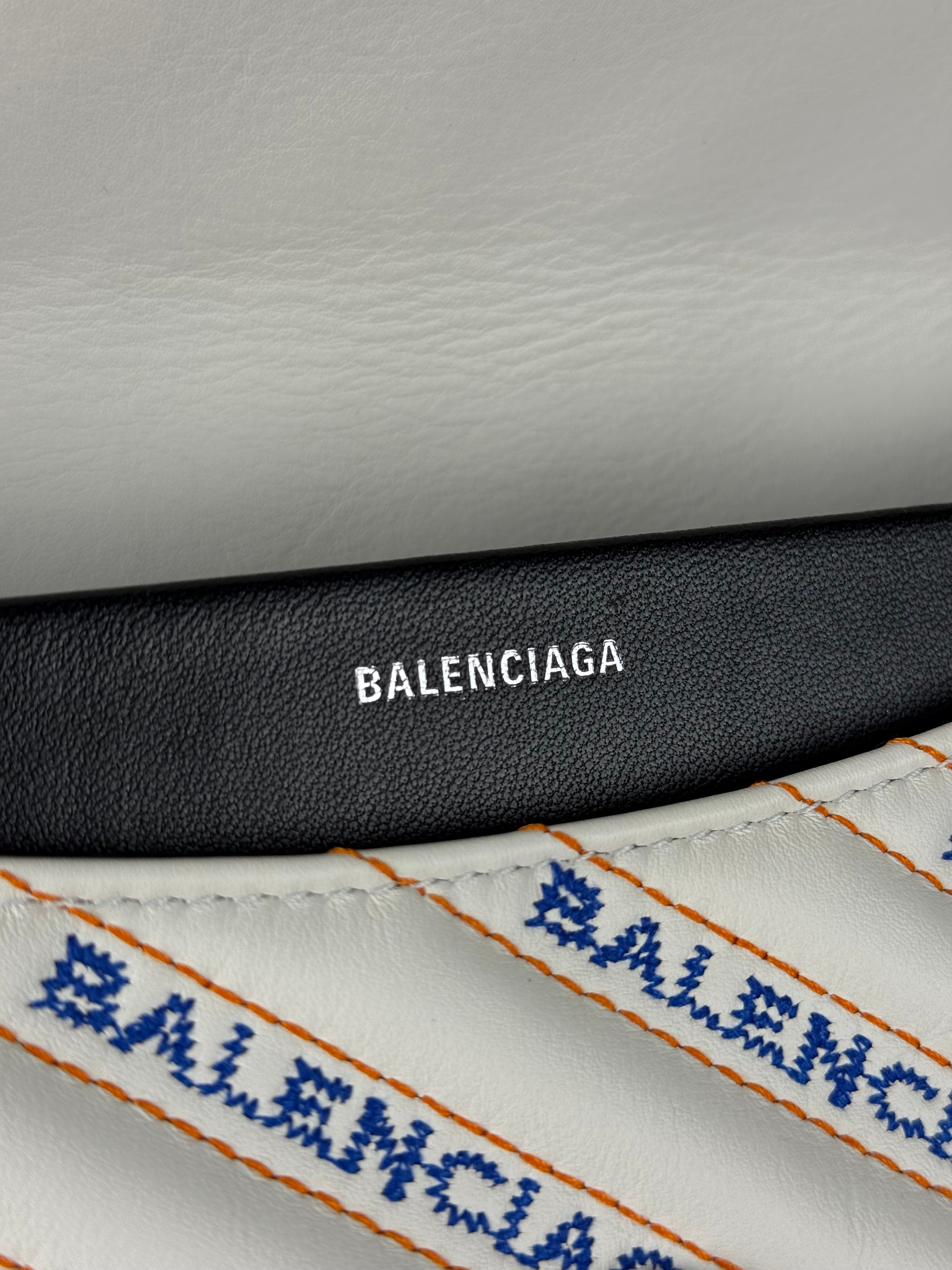 Balenciaga Calfskin Leather Souvenir Charm Bag w/ Dust Bag
