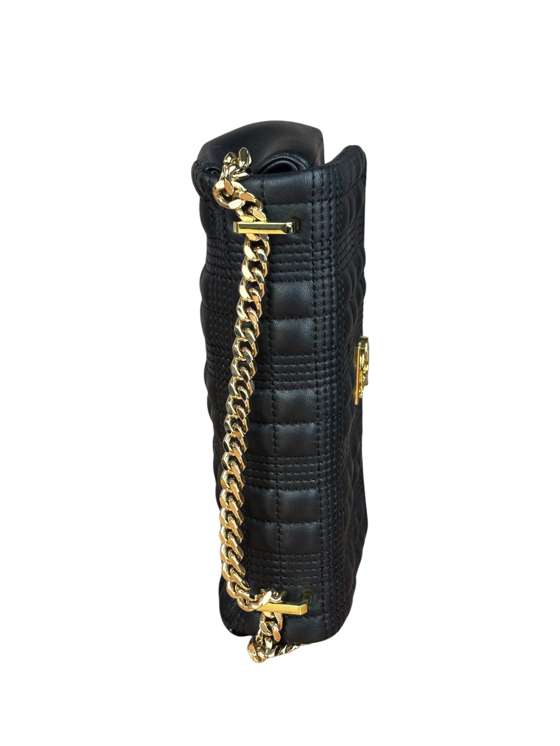 Burberry Black Quilted Leather Lola Shoulder Bag