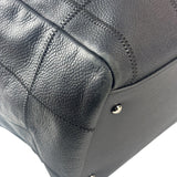 Chanel Navy Chocolate Bar Square Quilt LAX Bowler Bag 2004