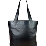 Chanel Black Lambskin CC Swirl Pattern Tote 2000