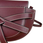 Loewe Mini Burgundy Gate Crossbody