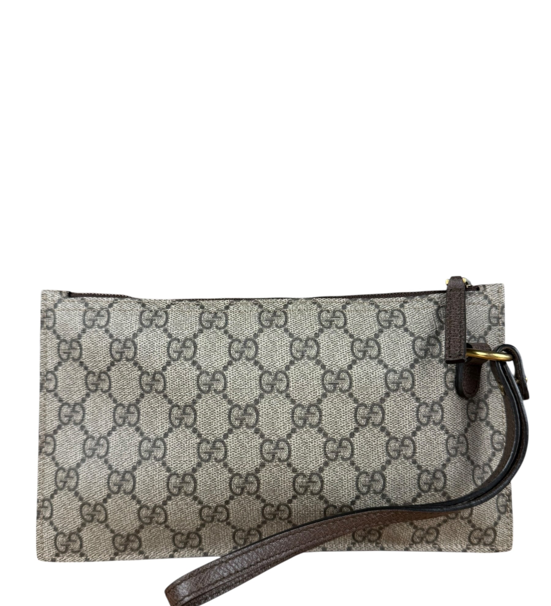 Gucci GG Supreme Flat Wristlet
