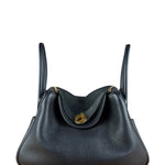 Hermes Black Clemence Lindy 26
