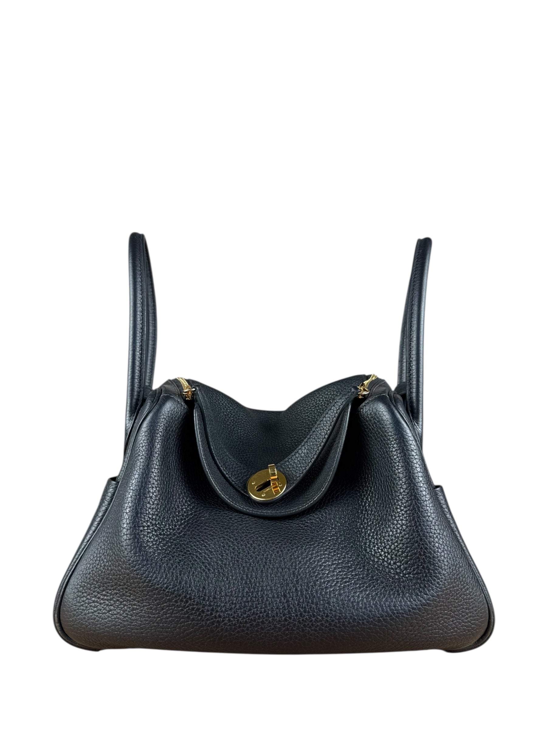 Hermes Black Clemence Lindy 26
