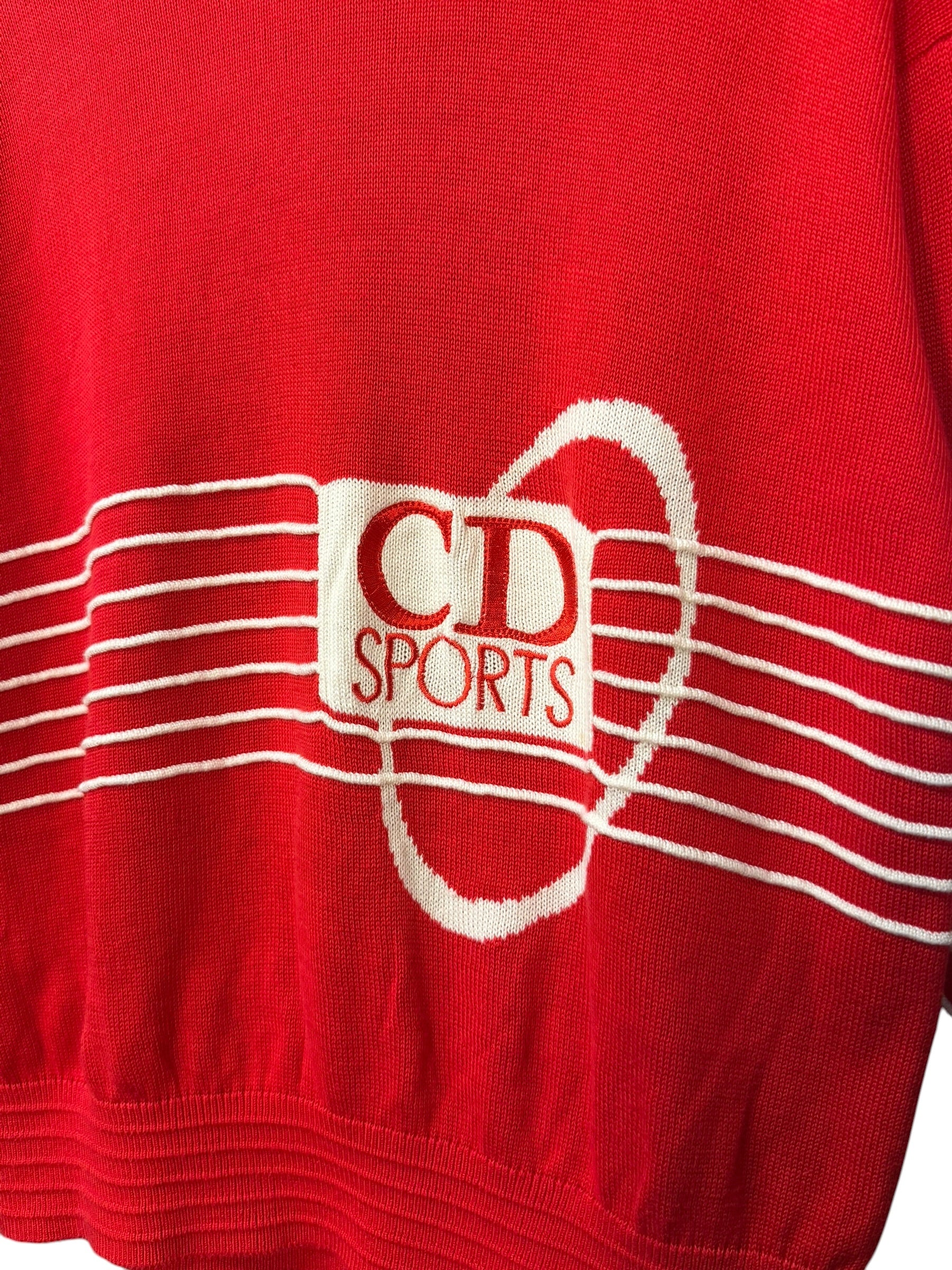 Christian Dior Sport Red Vintage Logo Sweater