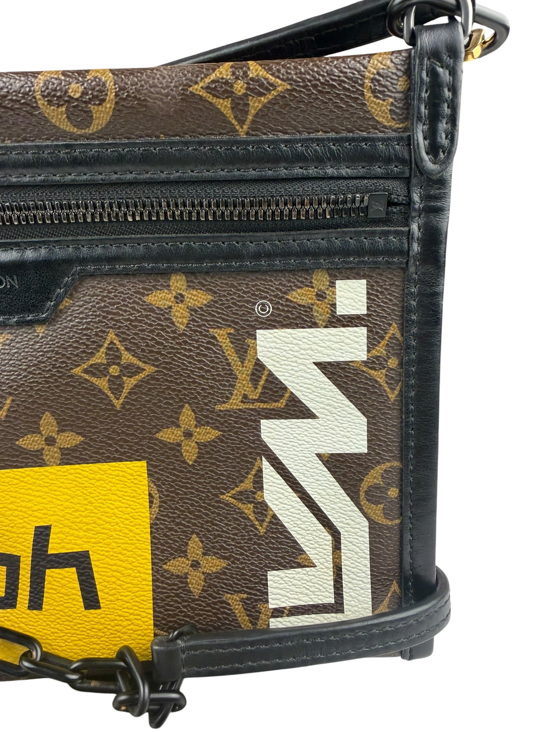 Louis Vuitton Limited Edition Flat Messenger Bag