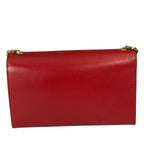Yves Saint Laurent Red Leather Medium Kate Shoulder Bag