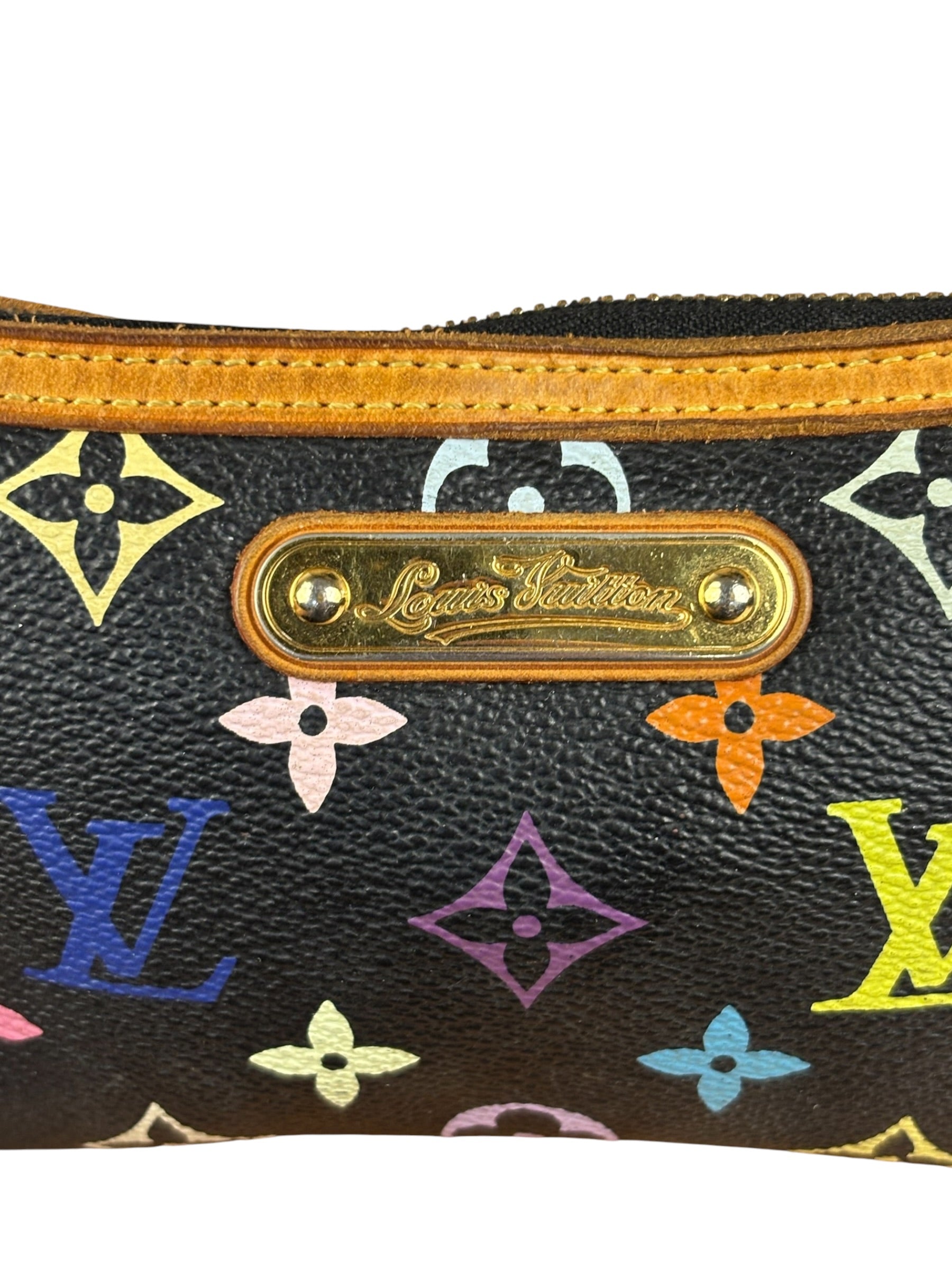 Louis Vuitton Black Murakami Monogram Pochette