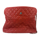 Chanel Red Caviar Quilted Leather French Riviera Hobo Bag 2011
