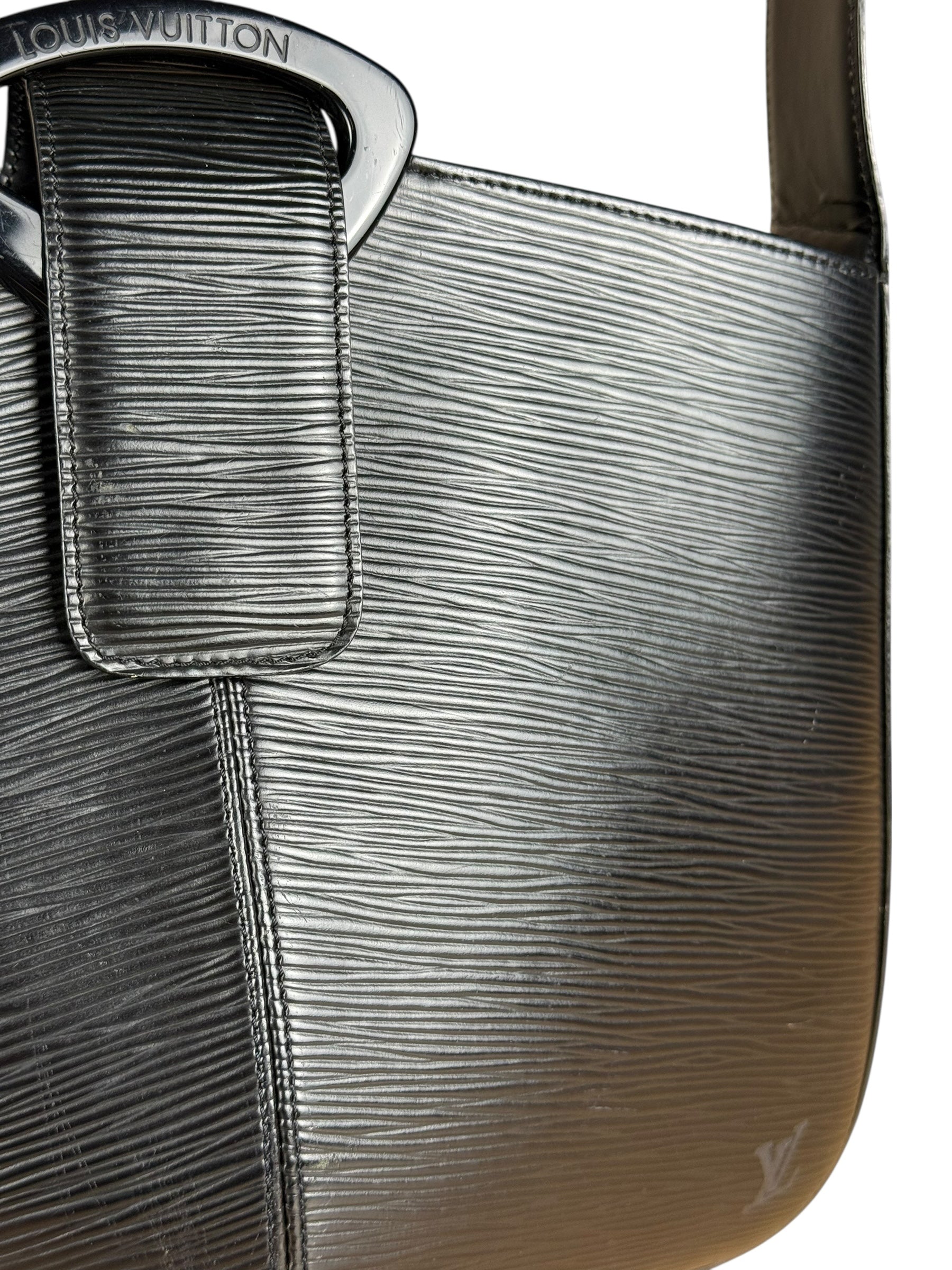 Louis Vuitton Black Epi Reverie Shoulder Bag