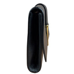 Yves Saint Laurent Black Leather Chyc Y Clutch Replacement Chain