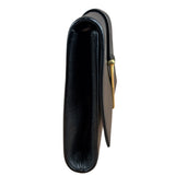 Yves Saint Laurent Black Leather Chyc Y Clutch Replacement Chain