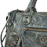 Balenciaga Vintage Dark Blue Leather Classic City Bag