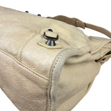 Balenciaga Cream Leather Le City Bag