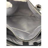 Coach Vintage Black Peyton Leather Jordan Double Zip Shoulder Bag