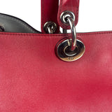 Christian Dior Red Leather Diorissimo Tote