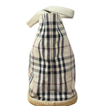 Burberry Vintage Canvas House Check Tote Bag