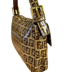 Fendi FF PVC Coated Canvas Baguette