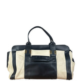 Chloe Beige/Black Leather Alice Satchel/Tote Bag