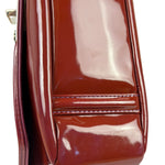 Chanel Burgundy Patent Leather Mademoiselle Bijoux Chain Flap Bag 2008
