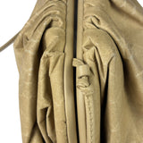 Bottega Veneta Beige Leather Kraft Paper Mini Pouch