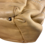 Chanel Warm Beige Leather LAX Accordion Shoulder Bag 2003