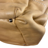 Chanel Warm Beige Leather LAX Accordion Shoulder Bag 2003
