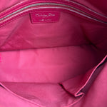 Christian Dior Red Granville Cannage 2Way Handbag