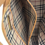 Burberry Vintage Beige Leather Shoulder Bag