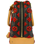 Louis Vuitton Limited Edition Deauville Cube Rosso Handbag Red