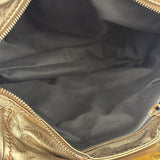 Chloe Metallic Gold Leather Paddington Handbag