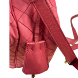 Prada Pink Leather Trim/Synthetic Tessuto Camera Bag
