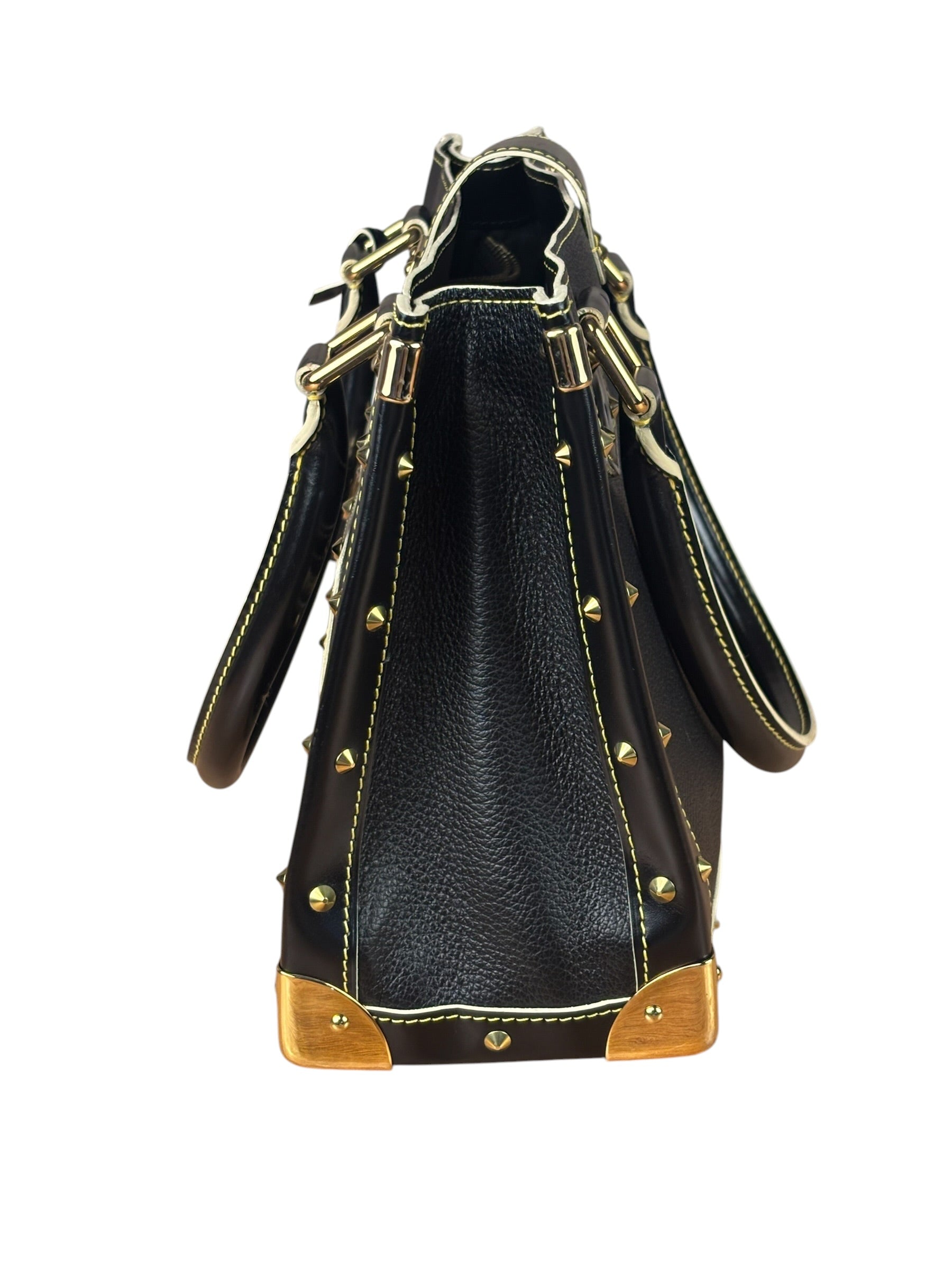 Louis Vuitton Black Goatskin Suhali Le Fabuleux Shoulder Bag