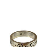 Gucci Silver GG Icon Band Rings