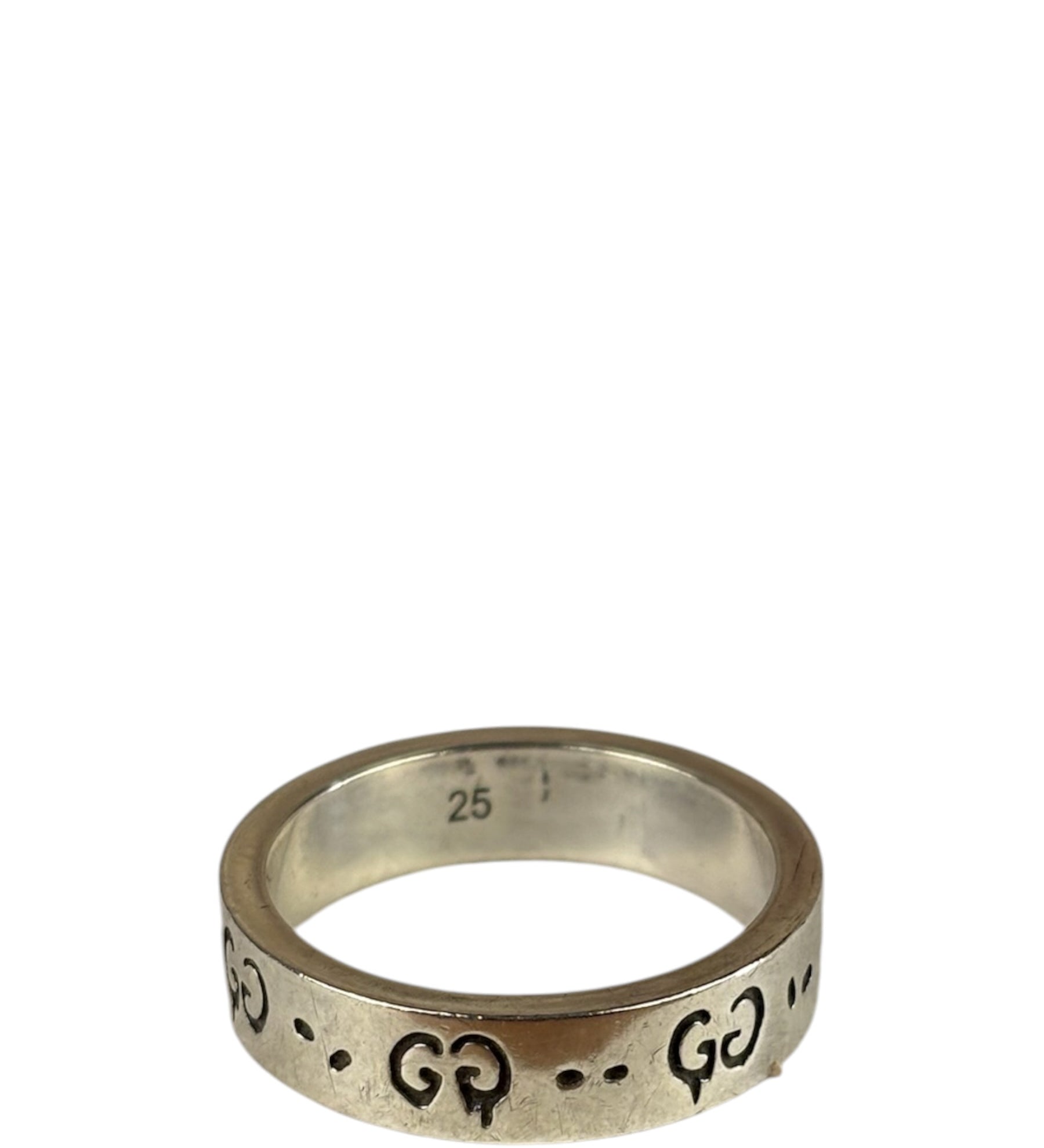 Gucci Silver GG Icon Band Rings
