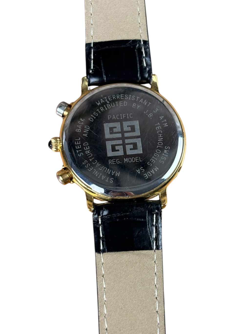 Givenchy Blue Chronograph With Black Strap