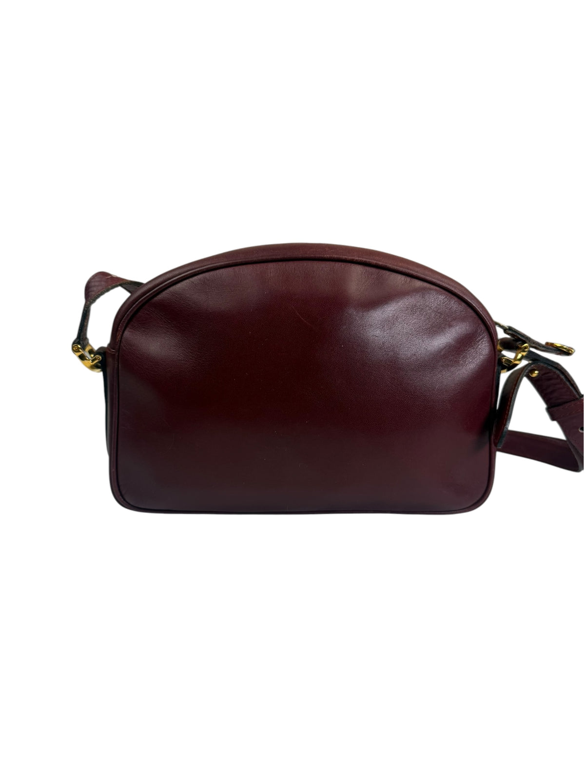 Cartier Burgundy Leather Must Line Camera Bag