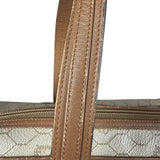 Christian Dior Vintage Beige Honeycomb Boston Bag