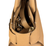 Givenchy Nude Brown Leather Mini Two-Way Handbag