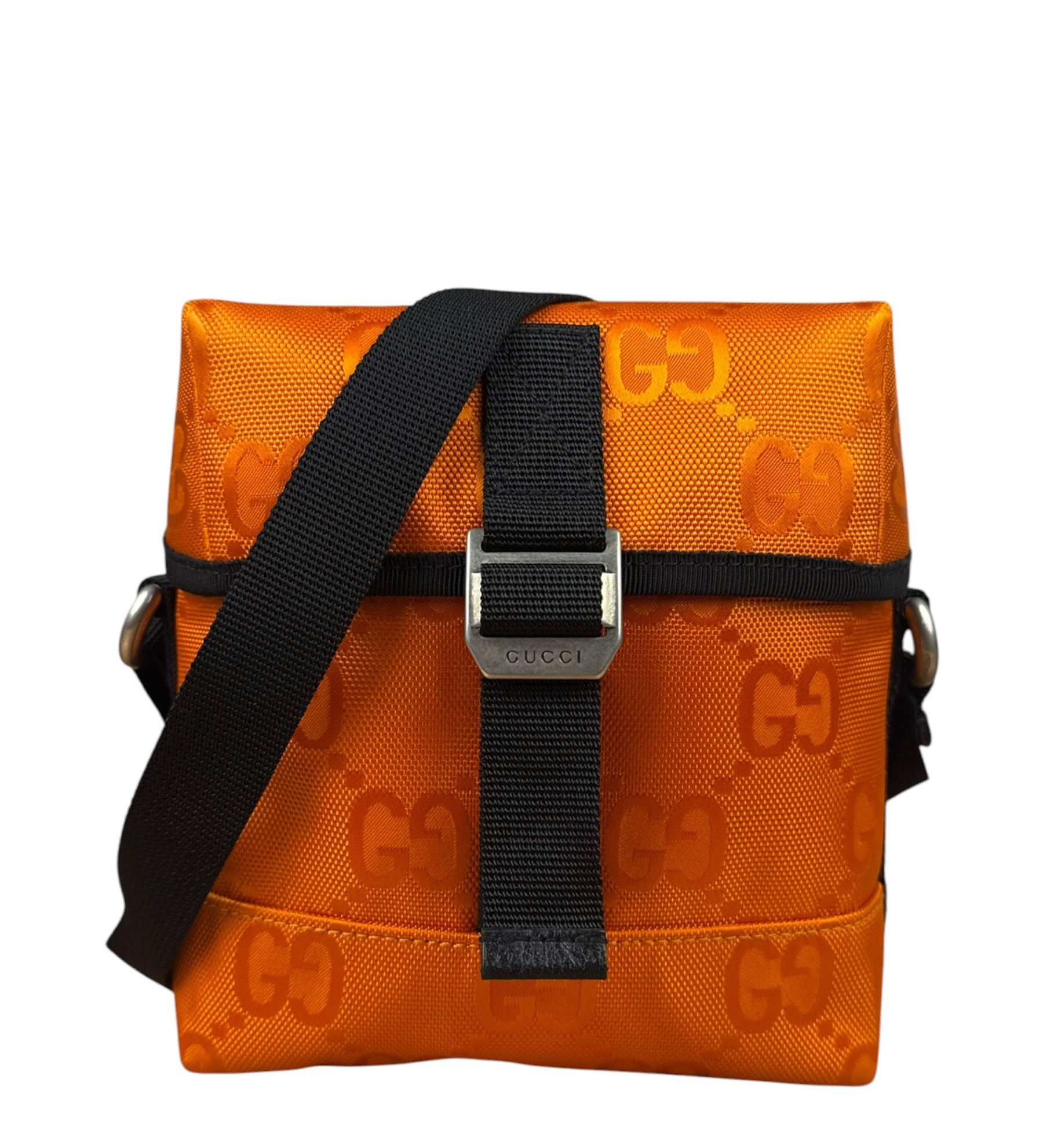 Gucci Bicolor GG Nylon Crossbody Bag