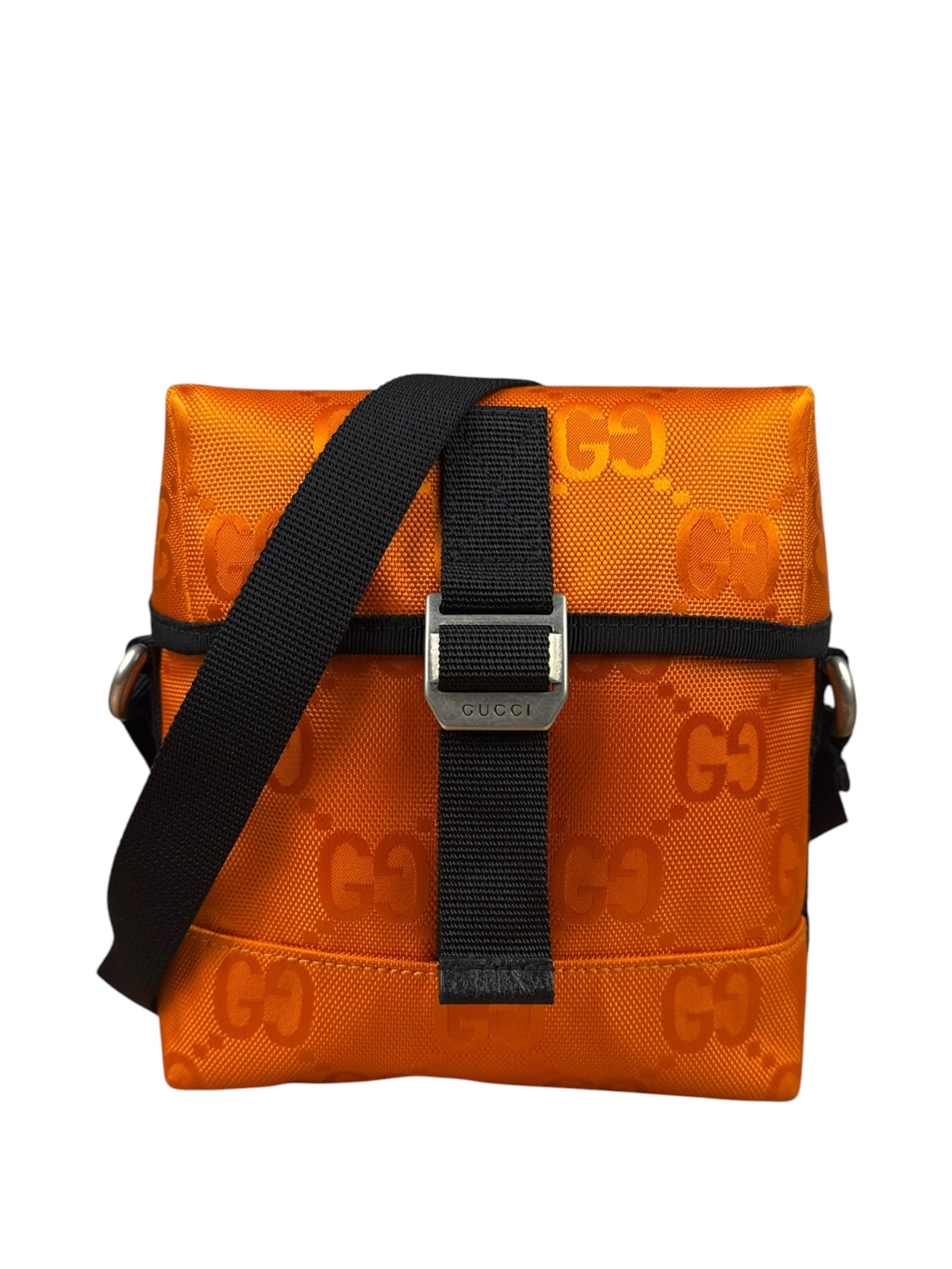 Gucci Bicolor GG Nylon Crossbody Bag