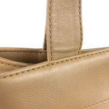Chanel Turnlock CC Tan Leather Tote 2002