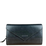 Balenciaga Black Leather Flap Wallet on Chain Bag