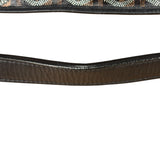 Goyard Brown/Black Leather Boheme Hobo Bag