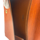 Louis Vuitton Vintage Art Deco Brown Epi Clutch