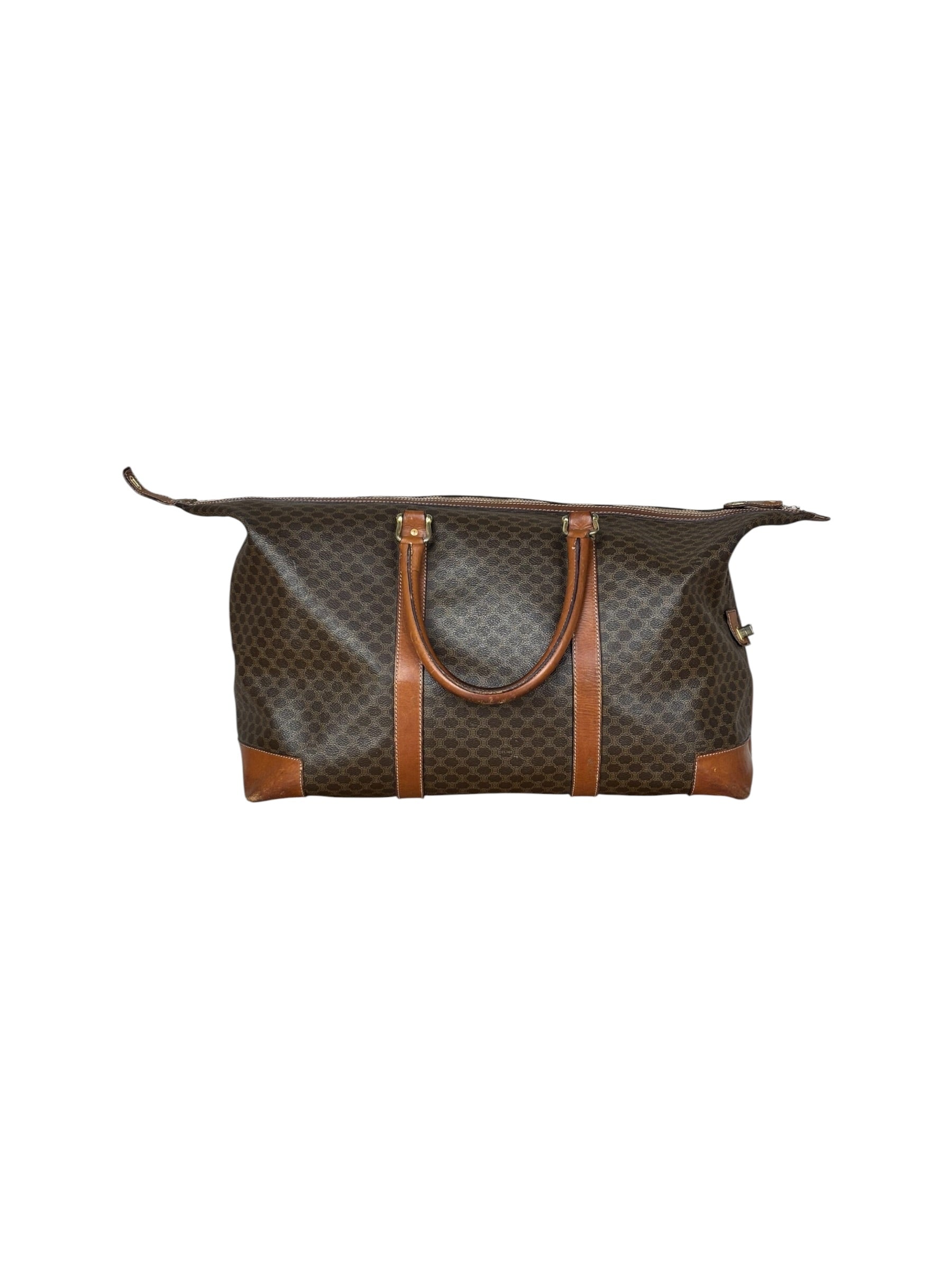 Celine Vintage Macadam Weekender Travel Bag