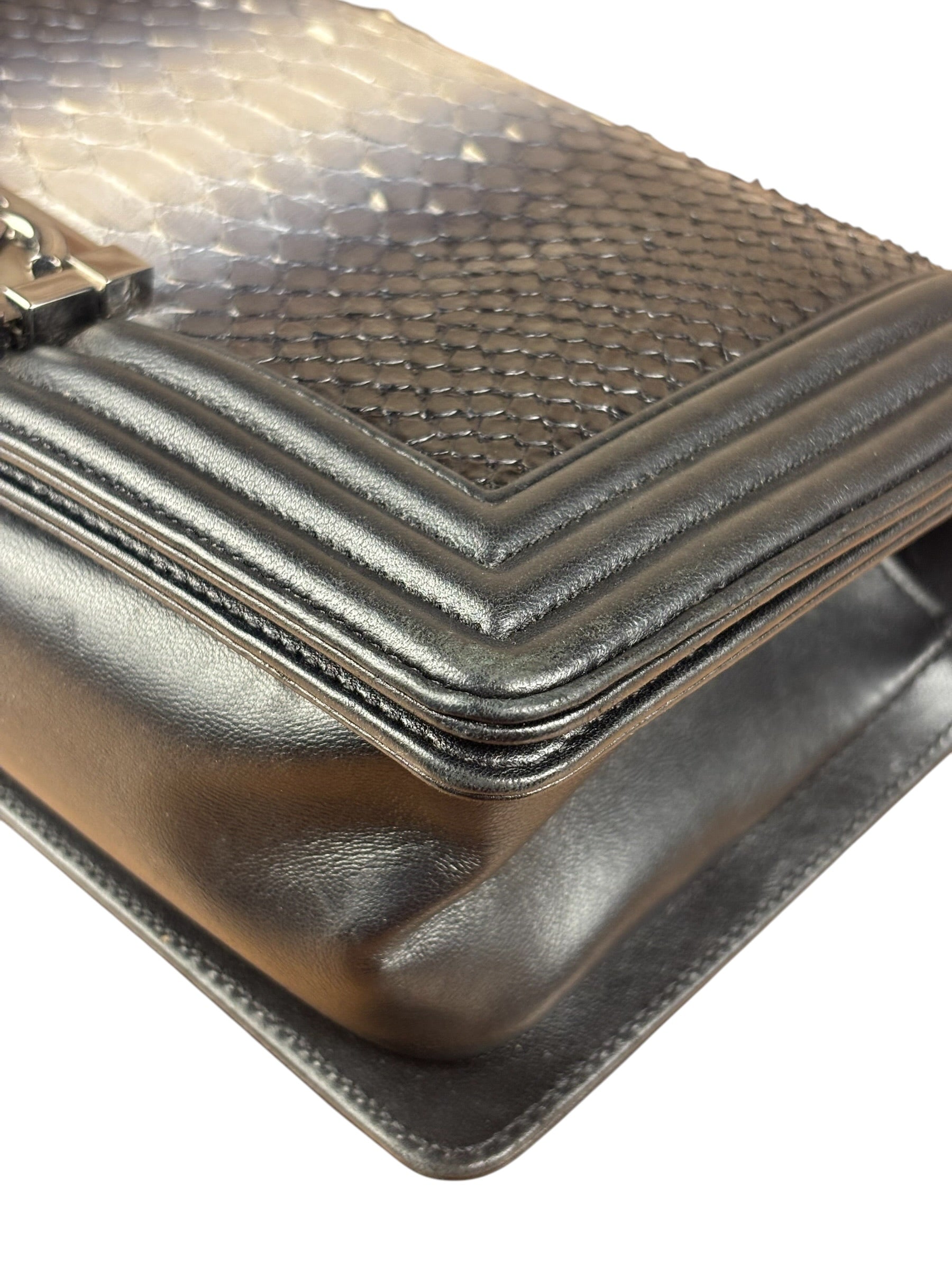 Chanel Python Boy Bag 2017
